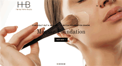 Desktop Screenshot of harveyhelmsbeauty.com